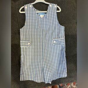 Monday’s Child Blue and White Gingham Jon Jon
